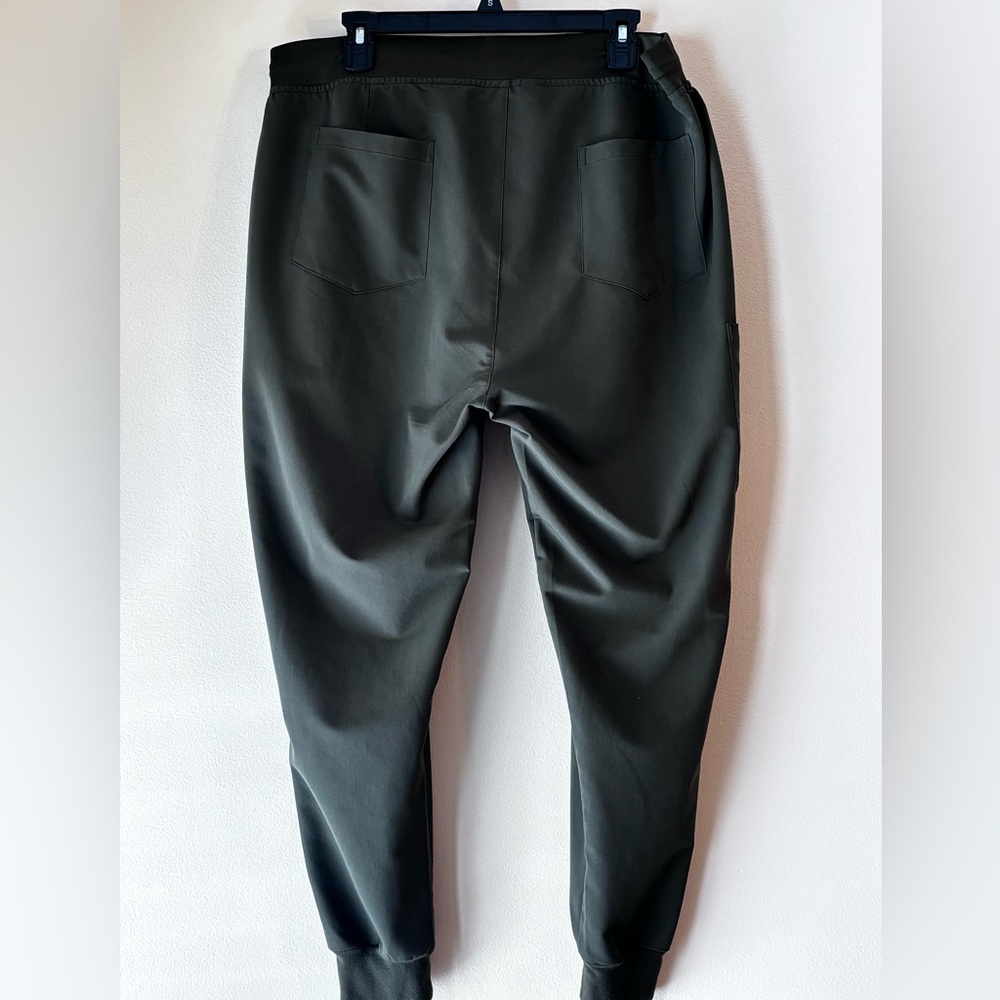 Manadala Scrubs High Waisted Joggers Olive Green Size X-Large - Picture 4 of 16